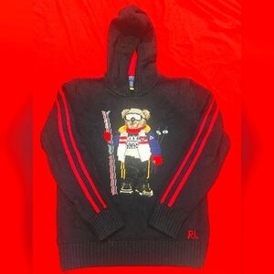 Polo ralph lauren bear hoodie sweater